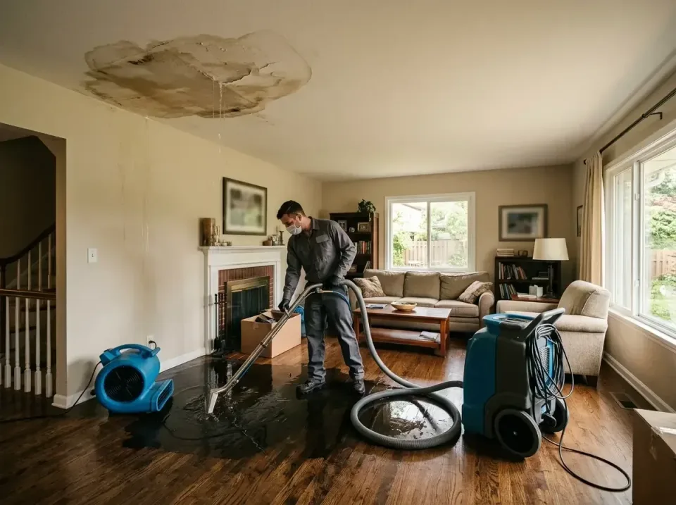 attic-pipe-burst-ceiling-drip-008 — frequently asked questions, Water Damage Restoration & Carpet Care in Meyersdale, PA